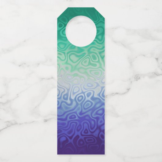 Trippy Ripply Funky Boho MLM Men Love Men Pride Flaschenanhänger (Vorderseite)