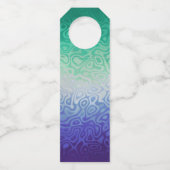 Trippy Ripply Funky Boho MLM Men Love Men Pride Flaschenanhänger (Rückseite)