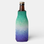 Trippy Ripply Funky Boho MLM Men Love Men Pride Flaschenkühler (Flaschenvorderseite)