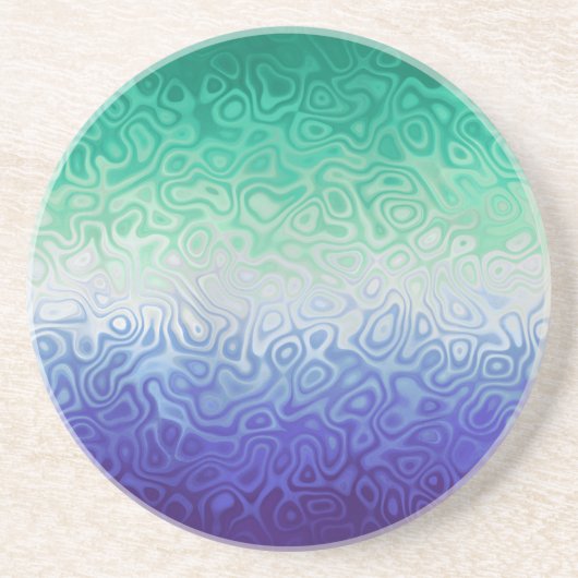 Trippy Ripply Funky Boho MLM Men Love Men Pride Getränkeuntersetzer (Vorne)