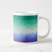 Trippy Ripply Funky Boho MLM Men Love Men Pride Jumbo-Tasse (Rechts)