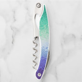 Trippy Ripply Funky Boho MLM Men Love Men Pride Kellnermesser (Vorderseite)