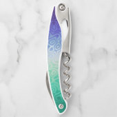 Trippy Ripply Funky Boho MLM Men Love Men Pride Kellnermesser (Rückseite)