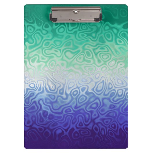 Trippy Ripply Funky Boho MLM Men Love Men Pride Klemmbrett (Vorderseite)