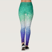 Trippy Ripply Funky Boho MLM Men Love Men Pride Leggings (Rückseite)