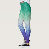 Trippy Ripply Funky Boho MLM Men Love Men Pride Leggings (Links)