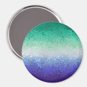 Trippy Ripply Funky Boho MLM Men Love Men Pride Magnet (Vorderseite/Rückseite)