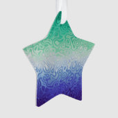 Trippy Ripply Funky Boho MLM Men Love Men Pride Ornament (Vorderseite)