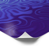 Trippy Ripply Funky Boho MLM Men Love Men Pride Poster (Ecke)