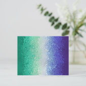 Trippy Ripply Funky Boho MLM Men Love Men Pride Postkarte (Stehend Vorderseite)