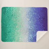Trippy Ripply Funky Boho MLM Men Love Men Pride Sherpadecke (Vorderseite (Horizontal))
