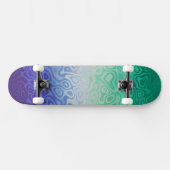 Trippy Ripply Funky Boho MLM Men Love Men Pride Skateboard (Horizontal)