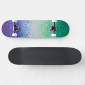 Trippy Ripply Funky Boho MLM Men Love Men Pride Skateboard (Horizontal)