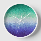 Trippy Ripply Funky Boho MLM Men Love Men Pride Uhr (Vorderseite)
