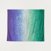 Trippy Ripply Funky Boho MLM Men Love Men Pride Wandteppich (Vorderseite (Horizontal))