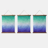 Trippy Ripply Funky Boho MLM Men Love Men Pride Wandteppich Mit Holzrahmen (Dreifach)