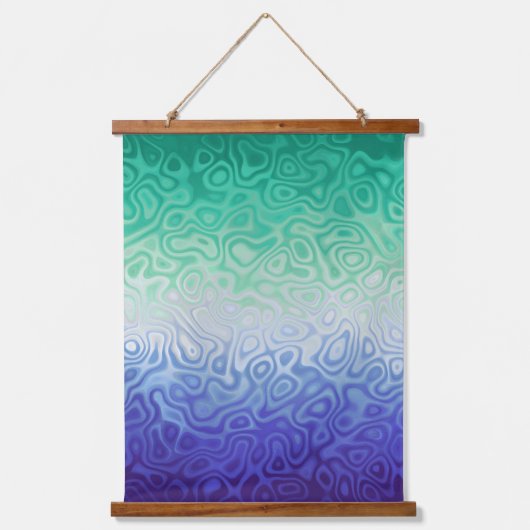 Trippy Ripply Funky Boho MLM Men Love Men Pride Wandteppich Mit Holzrahmen (Vorderseite)