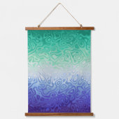 Trippy Ripply Funky Boho MLM Men Love Men Pride Wandteppich Mit Holzrahmen (Vorderseite 2)