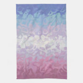 Trippy Ripply Groovy Eccentric Bigender Prilag Geschirrtuch (Vertikal)