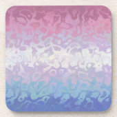 Trippy Ripply Groovy Eccentric Bigender Prilag Getränkeuntersetzer (Vorderseite)