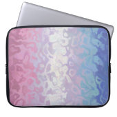 Trippy Ripply Groovy Eccentric Bigender Prilag Laptopschutzhülle (Vorderseite)