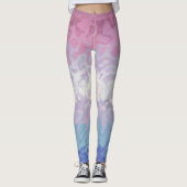 Trippy Ripply Groovy Eccentric Bigender Prilag Leggings (Vorderseite)