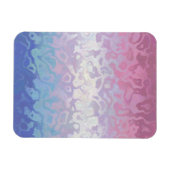 Trippy Ripply Groovy Eccentric Bigender Prilag Magnet (Horizontal)