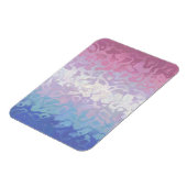 Trippy Ripply Groovy Eccentric Bigender Prilag Magnet (Linke Seite)