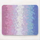 Trippy Ripply Groovy Eccentric Bigender Prilag Mousepad (Vorne)