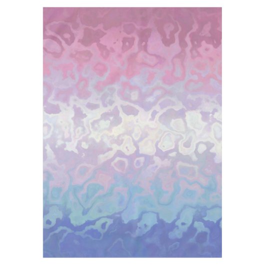 Trippy Ripply Groovy Eccentric Bigender Prilag Tischdecke (Vorderseite)