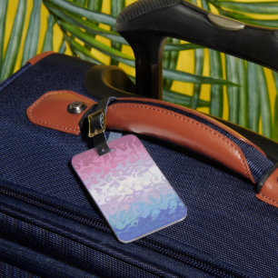 Trippy Ripply Groovy Exzentrische Bigender Pride F Gepäckanhänger