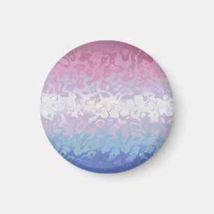 Trippy Ripply Groovy Exzentrische Bigender Pride F Magnet