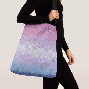 Trippy Ripply Groovy Exzentrische Bigender Pride F Tragetaschen Mit Langen Trägern