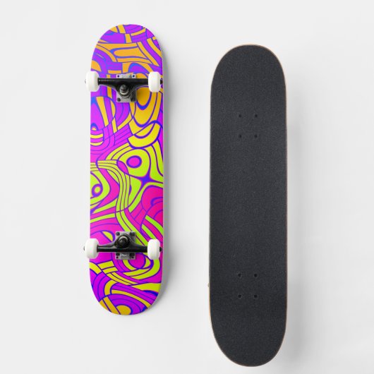 Trippy Skateboard (Vorderseite)