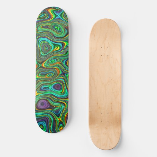 Trippy Skateboard (Vorderseite)