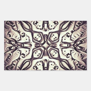 Trippy Skulls Aufkleber