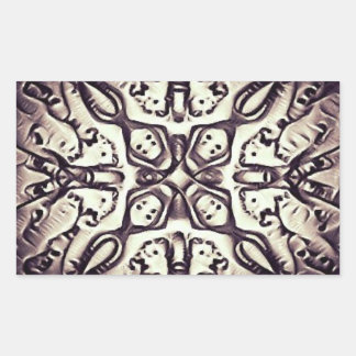 Trippy Skulls Aufkleber