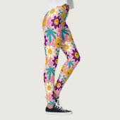 Trippy Smiley Seamless Muster Leggings (Rechts)