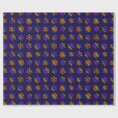 Trippy Snowflakes Geschenkpapier (Flach)