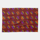 Trippy Snowflakes Handtuch (Horizontal)