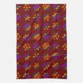 Trippy Snowflakes Handtuch (Vertikal)