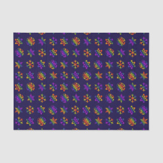 Trippy Snowflakes Seidenpapier