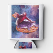 Trippy Space Sloth Turtle - Sloth Pizza Dosenkühler (Vorderseite)