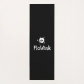 Trippy Spiral Colorful Glow Yoga Mat Yogamatte (Rückseite)