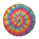 Trippy Spiral Gefärbte Krawatte Dartscheibe (vorne)