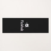 Trippy Spiral Neon Yogamatte (Rückseite (Horizontal))