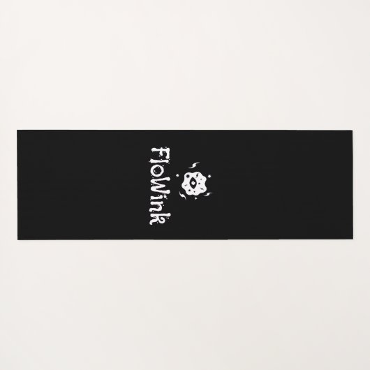 Trippy Spiral Neon Yogamatte (Rückseite (Horizontal))