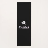 Trippy Spiral Neon Yogamatte (Rückseite)