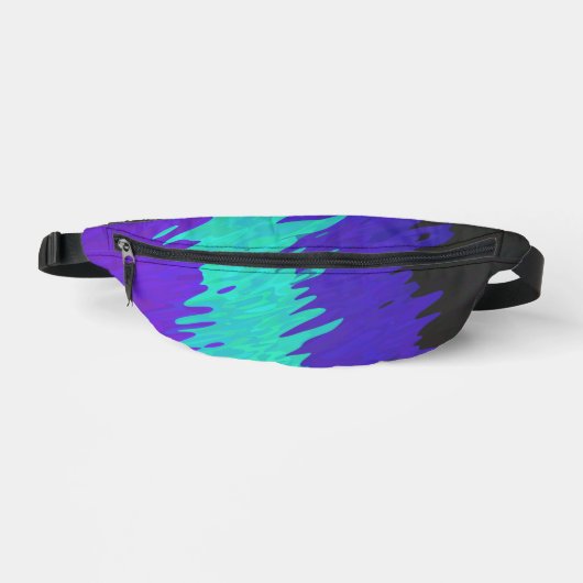 Trippy-Squiggg-Abstrakt-Alexigender-Pride-Flag Bauchtasche (Vorderseite)