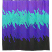 Trippy-Squiggg-Abstrakt-Alexigender-Pride-Flag Duschvorhang (Vorderseite)